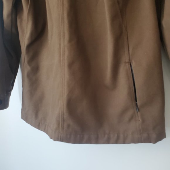 Heritage Men's Earth Tone Military Field Jacket Durable Water Repellent Coating - Picture 4 of 9